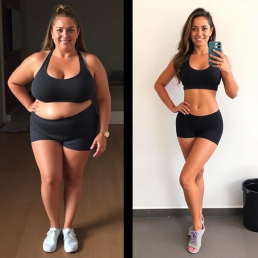 Antes e depois de Mariana S.
