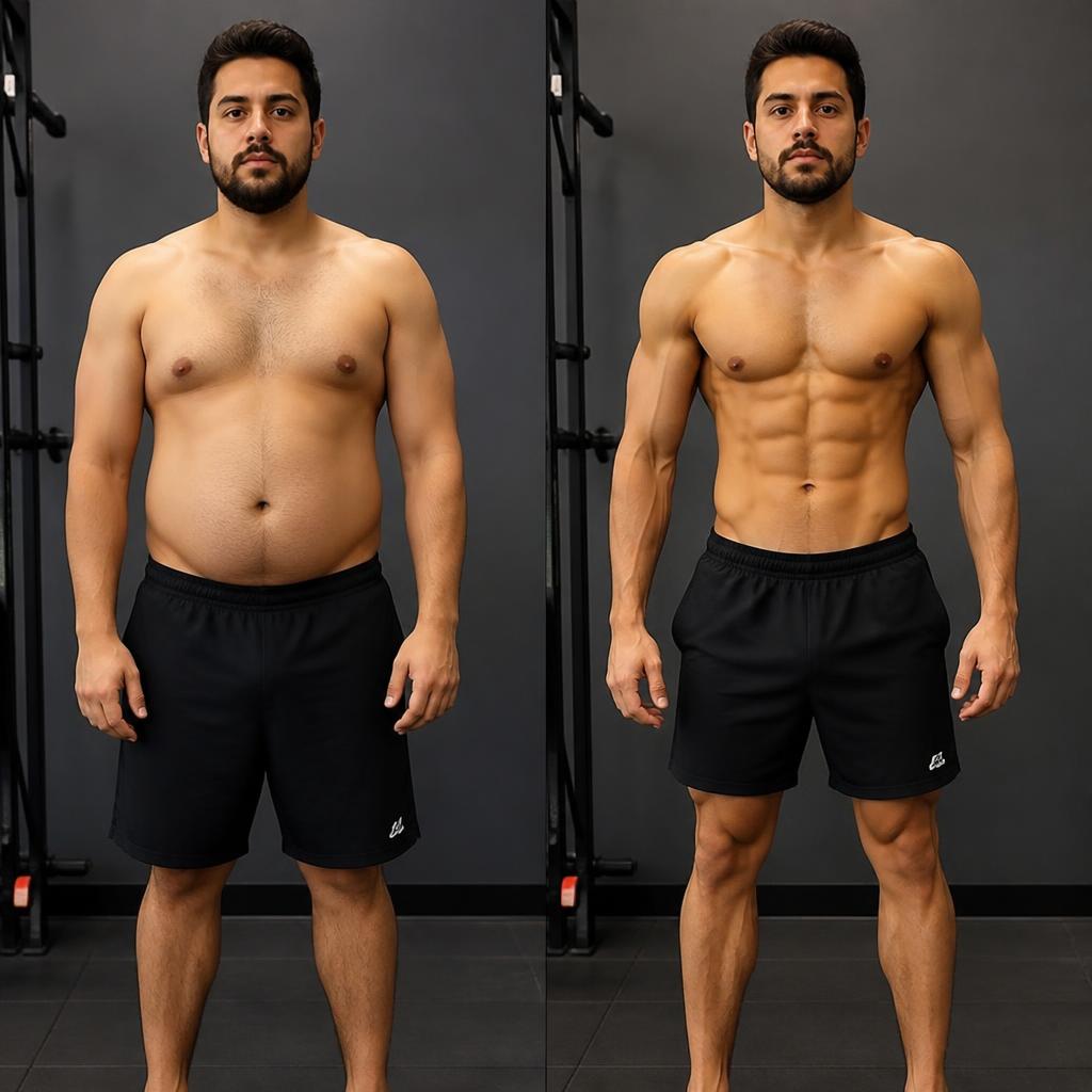 Antes e depois de Ricardo M.